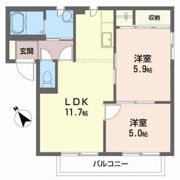 シャーメゾン日吉Cの間取り画像