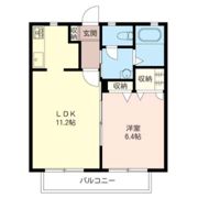 ブランドール高田の間取り画像