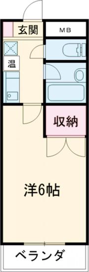 ドミトリー518の間取り画像