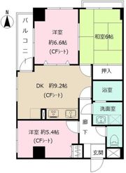 ルート南常盤台の間取り画像