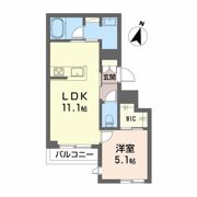 エクラージュ牛田旭の間取り画像