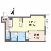 エクラージュ牛田旭の間取り画像
