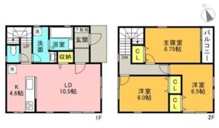 アンソレイエ松葉 Cの間取り画像