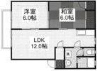 ディアス関 Ⅱ棟の間取り画像