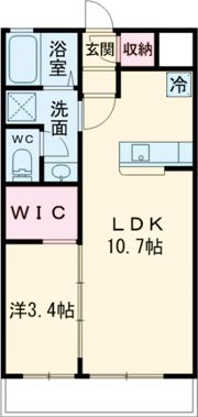 プティスール空港通りの間取り画像
