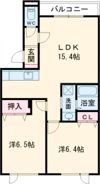 PearlyShellⅥの間取り画像