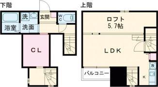 ADC鳥栖ブルクの間取り画像