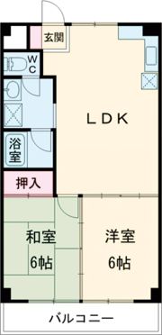 Fコーポの間取り画像