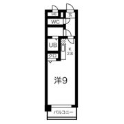 和宏ハイツの間取り画像