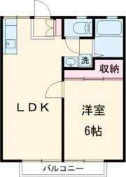 ユーハイツAの間取り画像