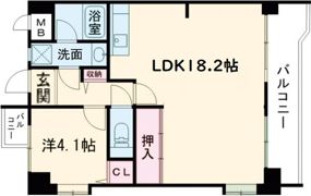 トーカンマンション久留米駅東の間取り画像