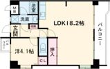 トーカンマンション久留米駅東の間取り画像