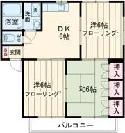 コーポ松本Eの間取り画像