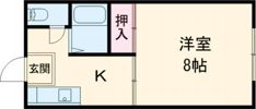 ホワイトハイツ松井Aの間取り画像