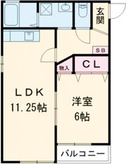 ファミール輝の間取り画像