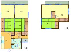 道伯1丁目末松様貸家の間取り画像