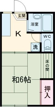 かなえハイツの間取り画像