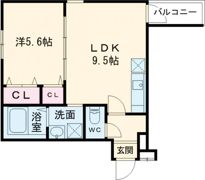 フジパレス瓜生堂Ⅱ番館の間取り画像