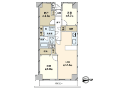 エンゼルハイム千住の間取り画像