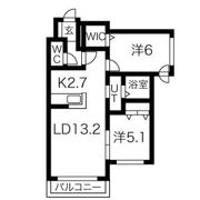 Foris・De Toyohira6.2(フォリスデ豊平6.2)の間取り画像