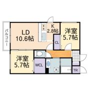 ラピス山の手の間取り画像