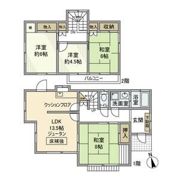 小山町戸建の間取り画像