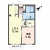 スカイハイBの間取り画像