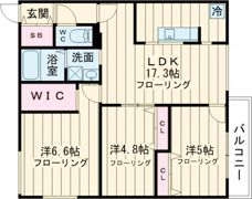 Garbo月寒の間取り画像