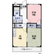 MOON RIVER Bの間取り画像