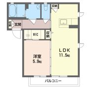 ナチアコート Bの間取り画像