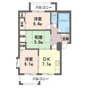 グランディール大和の間取り画像