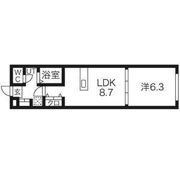 アスコット古川Ⅱ番館の間取り画像