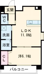 コモンズ城並の間取り画像
