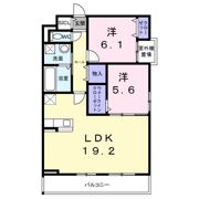EXCEED箕面の間取り画像