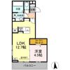 CouR18高宮Eの間取り画像