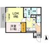 D-ROOMパルの間取り画像