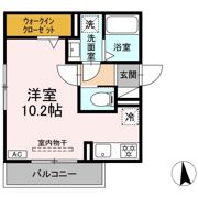 D-ROOMパルの間取り画像