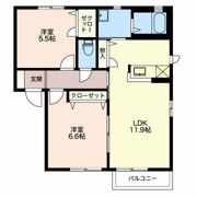イストワ－ル Bの間取り画像