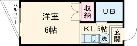 マンション・Fの間取り画像