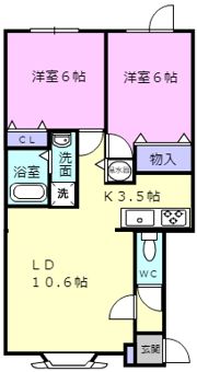 クリークウッドⅣの間取り画像