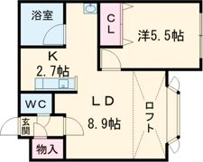 メゾンドヴォーグの間取り画像