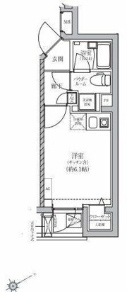 ベルシードステアー鶴見市場駅前の間取り画像