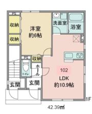 イーストアウルBの間取り画像