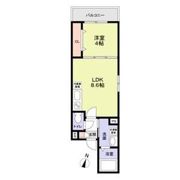 ロジェ泉佐野の間取り画像