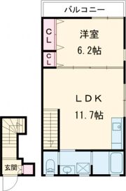 SS福田 B棟の間取り画像