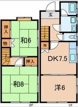 YOKハイムⅡの間取り画像