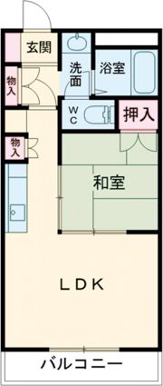 高砂ハイツ石原2の間取り画像