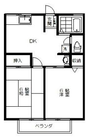 シティハイムフタミの間取り画像