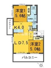 ツインハウス Ⅱの間取り画像