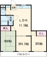 小鳩マンションの間取り画像
